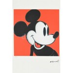 Andy Warhol (1928-1987): Mickey Mouse - Disney. Litográfia, papír, jelzett a nyomaton. Kézzel sorszámozott 57...