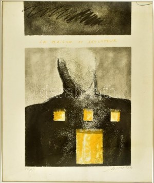 Igor Mitoraj (1944-2014): La maison du sculpteur, 1991. Litográfia, papír, jelzett. Számozott: 235/250...