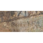 Berki Viola (1932-): Hajógyár a Népszigetnél (Budapest). Olaj, vászon, jelzett. Reprodukálva: Kovács Zita: Berki Viola...