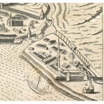 1680 körül Jacob Koppmayer: Buda, Pest és a Margit sziget (Szt András sziget) rézmetszetű látképe...