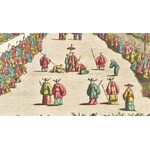 cca 1761 A kínai császár koronázási ünnepségének látképe (Vue perspective de la grande Ceremonie du Couronnement de L...