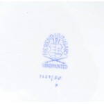 Herendi Rotschild mintás kaspó. Kézzel festett, jelzett, hibátlan d: 19,5 cm, m: 15,5 cm