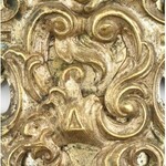 Főúri süvegdísz. XVIII. sz. Poncolt réz. / Nobleman hat ornament made of copper. 11,5x8 cm