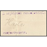 1919 Általános polgári iskolai kinevezés, rajta Hajtai Ferenc (1878-1956...