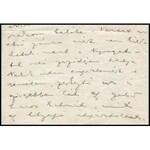 1910. március 27. Ady Endre (1877-1919) autográf levele Gerő Ödön (1863-1939) író, újságíró, szerkesztőnek. Párizsból...