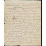 cca 1850-1856 'Kativári' c. fogoly élclap kézzel írt száma, március 20. 2658. szám, kis szakadással...
