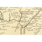 cca 1915 Marostordai keskeny-nyomtávú helyi érdekű vasút helyszínrajza, Situation der Marostorda...