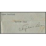 cca 1932 Nyilas László, a Nemzeti Sport riporterének gépelt levele Déri Károlynak (1910-1997...