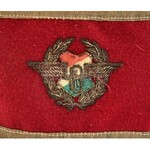 cca 1946 MÁV karszalag. Hímzett, jelzett (Mérei utóda Budapest) / Hungarian Railways armband. Embroideres, signed...