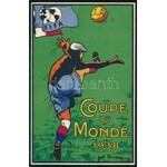 1938 Párizs, a Magyar Labdarúgó Válogatott tagjai által a világbajnokság döntőjéről haza küldött képeslap...