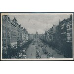 1948 Kubala László és mások aláírása Prágából hazaküldött képeslapon
