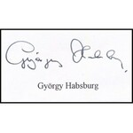 Habsburg György (1964-) magyar politikus, nagykövet sorai és aláírásai...