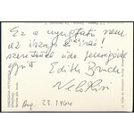 1964 Edith Bruck (1932- ) magyar származású olasz költő, műfordító, auschwitzi túlélő, az életben maradt Anna Frank...