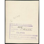 cca 1934 Kinszki Imre (1901-1945) budapesti fotóművész feliratozott vintage alkotása (kutyás), 13,5x11...