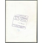 Ergy Landau (1896-1967) magyar származású francia fotográfus 3 db pecséttel jelzett távol...