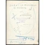 1940 Marie-José belga és piemonti hercegnő (1906-2001) eredeti fotó, szignálta Ghitta Carell (Klein Gitta) fotóművésznő...