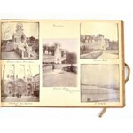 1900 Régi fotóalbum, családi képekkel, kirándulások, utazások képeivel (vadászat, Velence, Tivoli, Mike, Genova, Kenész...