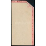 cca 1900 Sepsi-Bodoki Salus székely gyógyforrás Brázay Kálmán két oldalas számolócédula