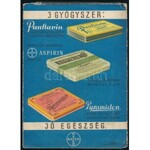 cca 1940 Bayer: Az emberi test/3 gyógyszer. Bp., Klösz-ny., gyógyszerész prospektus, reklámanyag...