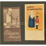 Ital témájú számolócédula gyűjtemény 22 db Littke, Törley / Counting slip collection about drinks 22 pieces...