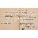 1933-1950 Dr. Székely István egykori koncentrációs táborba zárt orvos 3 db dokumentuma...