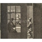 A. Baratti metszése, Bernard Picart (1673-1733) után: Pészah üneppe (La Fete de tabernacles). Rézmetszet, papír...