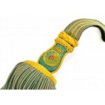 cca 1920-1940 Címeres tiszti kardbojt / Hungarian officer sword knot 49 cm