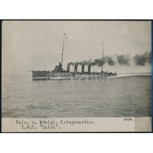cca 1914-1918 SMS Saida, az Osztrák-Magyar Császári és Királyi Haditengerészet (k.u.k. Kriegsmarine) Helgoland...