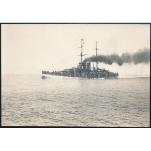 cca 1914-1918 SMS Tegetthoff, az Osztrák-Magyar Császári és Királyi Haditengerészet (k.u.k. Kriegsmarine) Tegetthoff...