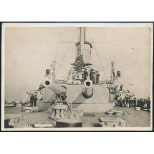 cca 1914-1918 SMS Zrínyi, az Osztrák-Magyar Császári és Királyi Haditengerészet (k.u.k. Kriegsmarine) Radetzky...