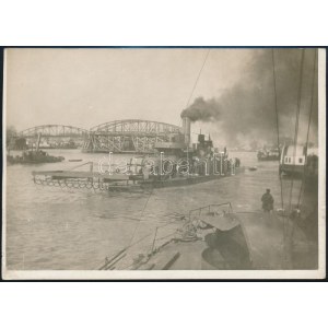 cca 1914-1918 SMS Körös, az Osztrák-Magyar Császári és Királyi Haditengerészet (k.u.k. Kriegsmarine...
