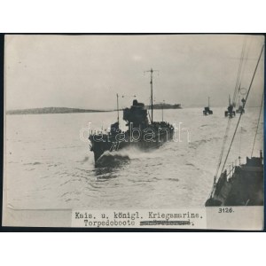 cca 1914-1918 Az Osztrák-Magyar Császári és Királyi Haditengerészet (k.u.k. Kriegsmarine) SM Tb...