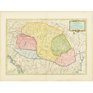 Le Royaume de Hongrie Divisé en Haute et Basse Hongrie Transilvanie Esclavonie et Croatie...