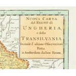 1740 Tirion, Isaak (1705-1769): Magyarország és Erdély térképe, Színezett rézmetszet / Map of Hungary and Transylvania...