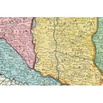 1740 Tirion, Isaak (1705-1769): Magyarország és Erdély térképe, Színezett rézmetszet / Map of Hungary and Transylvania...