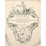 1749 Afrika rézmetszetű térképe két levélen - Afrique. Publiee sous les auspices de Monseigneur le Duc d'Orleans...