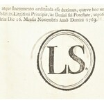 1763 Mária Terézia házasságtörés büntetésével kapcsolatos rendeletének hirdetménye. Hajtva 55x40 cm ...