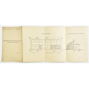 1907 Bp., K. K. Priv. Kaschau-Oderberger Eisenbahn Erweiterung des Aufnahmsgebäudes inder Station Bystritz...