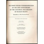 1978 The White House Commemoration of the 30th anniversary of the Universal Declataion of the Human Rights...