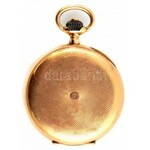 Jaccottet 14K dupla fedeles arany zsebóra. jelzett. Tisztitásra szoruló de jó állapotban. 84,6 g, d: 50 mm ...
