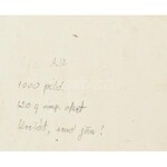 Fery Antal (1908-1994): Dalolj velünk! (plakátterv). Tempera, kollázs, papír, jelzett, 39,5x26,5 cm + A kész plakát...