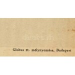Fotóalbum szabadalom, cserélhető lapokkal, Globus Rt., kartonra kasírozva, 40×31 cm
