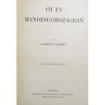 Magyar Földrajzi Társaság Könyvtárának 4 kötete, közte két kötetes, összesen 6 könyv:   Gubányi Károly (1867-1935)...