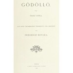 Ripka Ferenc (Franz): Gödöllő. Aus dem ungarischen übersetzt und ergänzt von Friedrich Rovara.Wien, 1898. Gerold's Sohn...