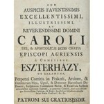 Kolligátum:  Csukás, Benjamin: Conclusiones ex universo jure Hungarico publicae disputationi expositae, quas.....