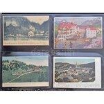 Ausztria 192 darabos szép régi képeslap gyűjtemény rengeteg jobb lappal albumban, hagyatékból ...