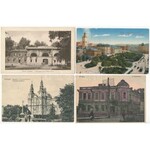 46 db RÉGI lengyel város képeslap jó állapotban 1904-1930 között / 46 pre-1945 Polish town...