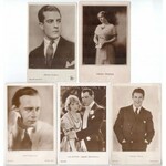 25 db RÉGI külföldi motívum képeslap: színészek / 25 pre-1945 motive postcards...
