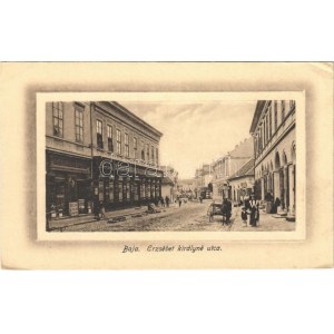 Baja, Erzsébet királyné utca, Kereskedelmi és Ipar Bank, Ober Györgyi üzlete (EK)