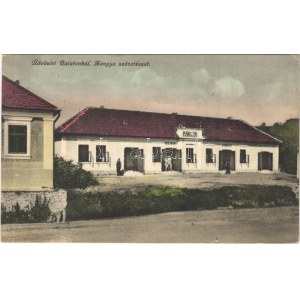 1937 Balaton (Heves megye), Hangya szövetkezet üzlete, kereskedés és vendéglő